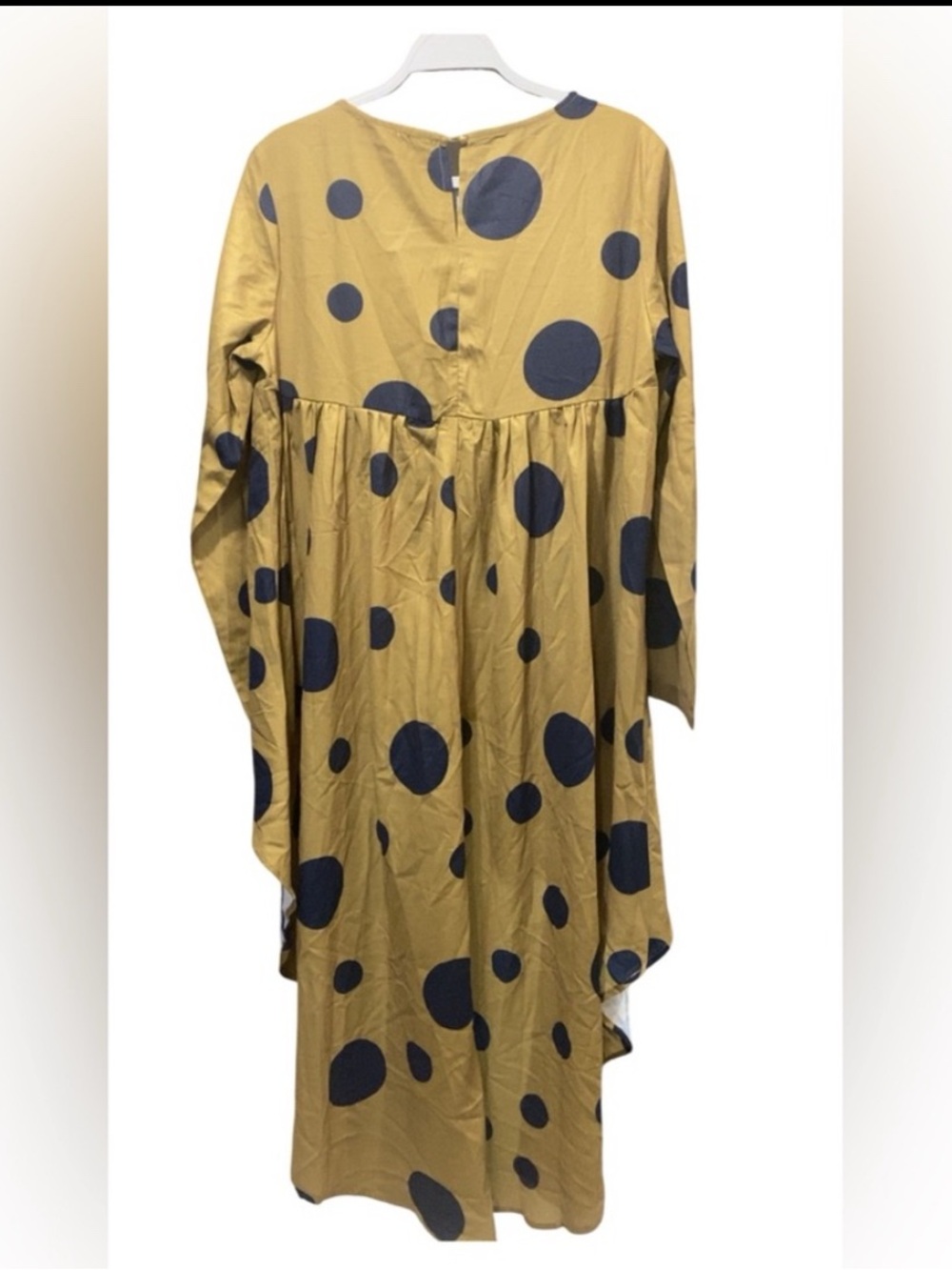 koan daily brand women's long-sleeve tunic blouse featuring a high-low hem - Picture 4 of 4